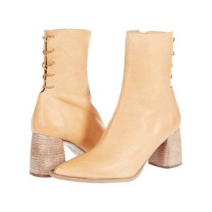Free People Livia Laceback Heel Boot 38 “Taupe”